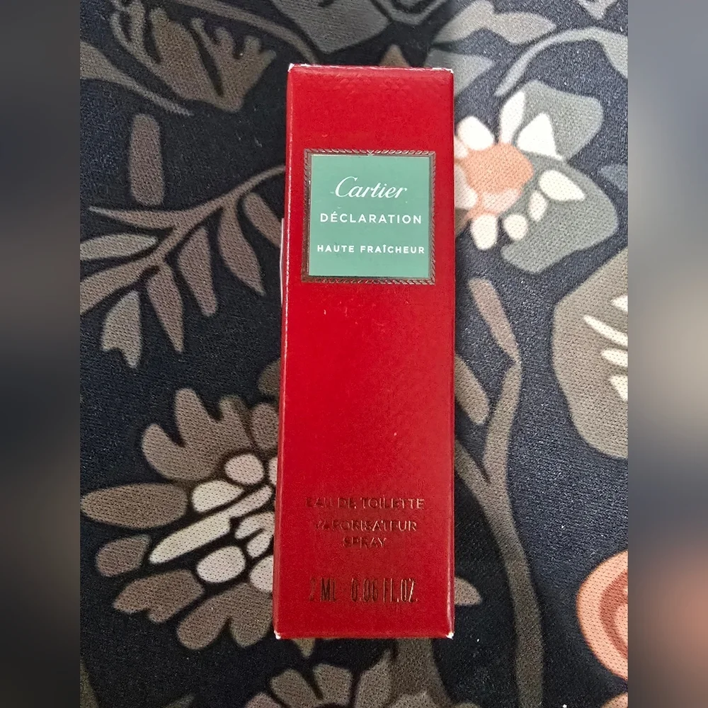 Cartier Declaration Haute Fraicheur Eau de Toilette EDT Sample .06 oz / 2ml